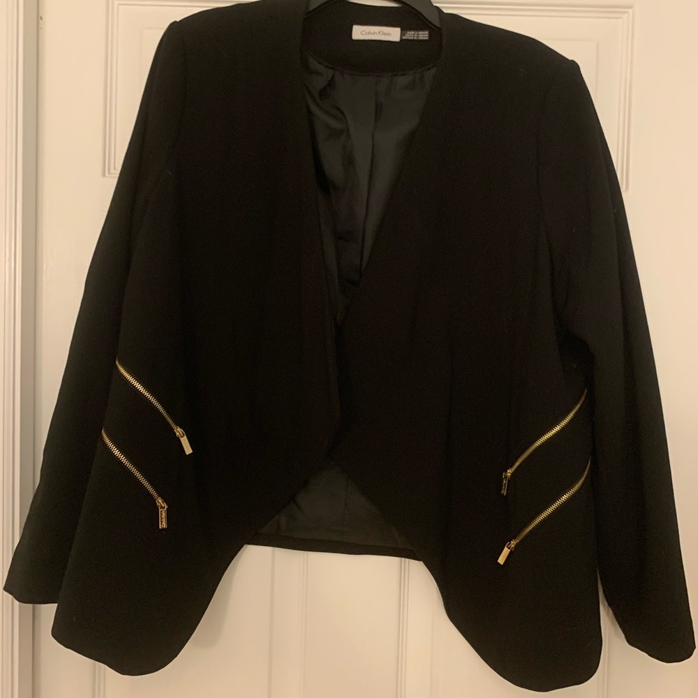 Calvin Klein black suit jacket